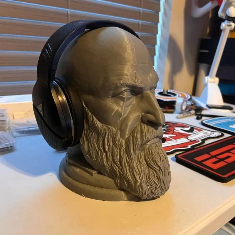 God Of War Kratos Statue Headp - Headphone Stand Desk のレビューと価格
