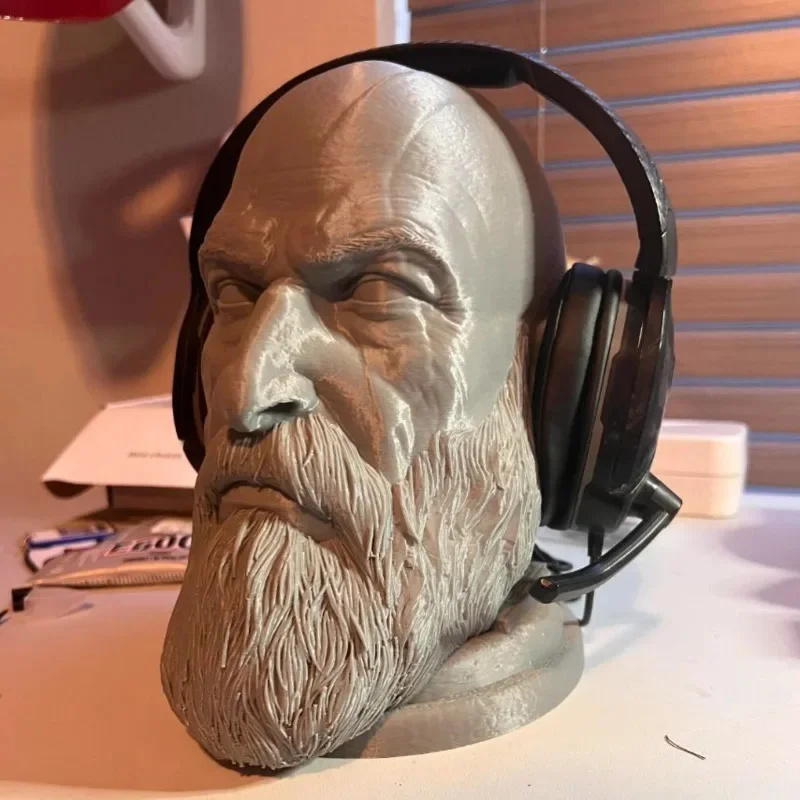 God Of War Kratos Statue Headp - Headphone Stand Desk のレビューと価格