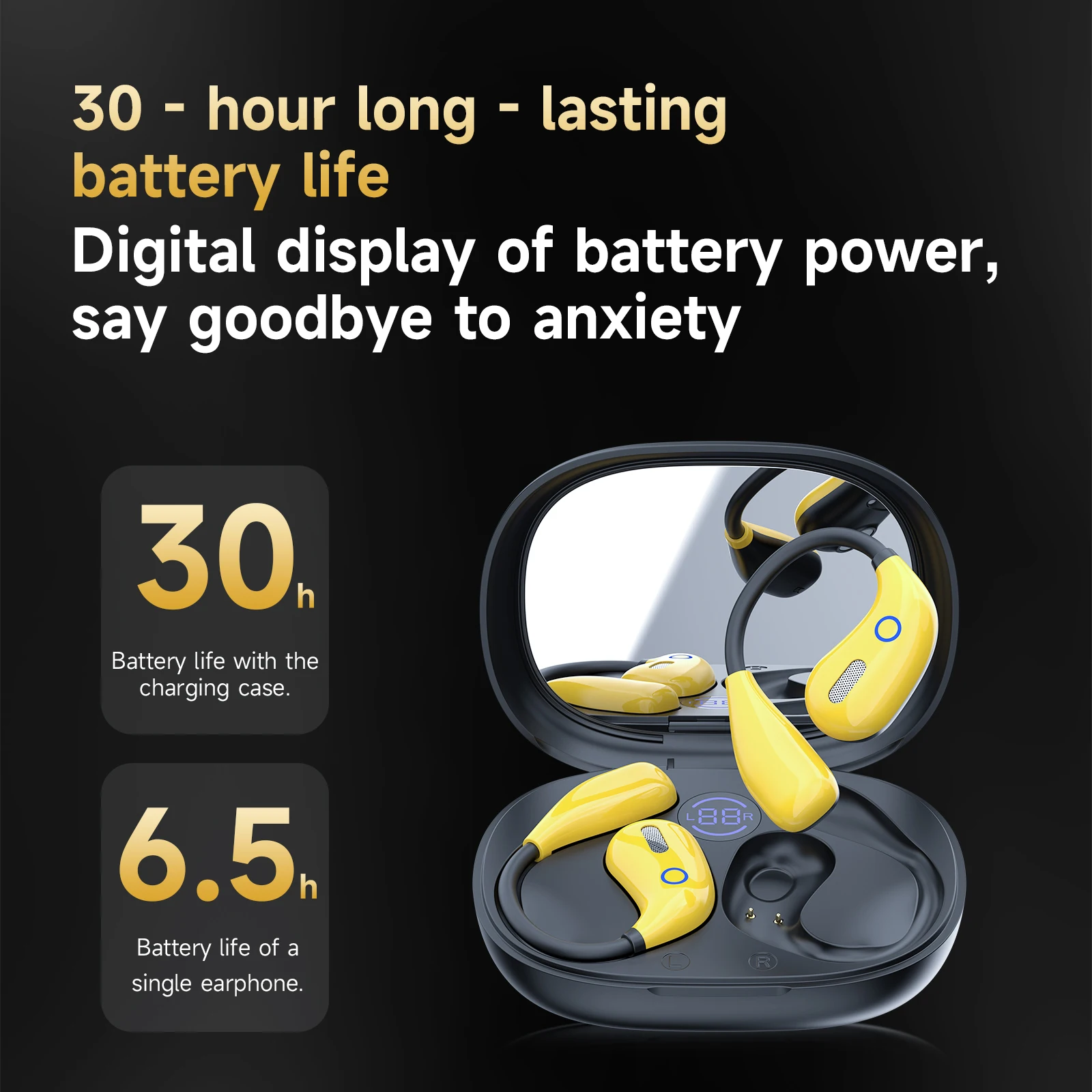 TWS Bluetooth Earphones Wirele - Sports Earphone Hook のレビューと価格