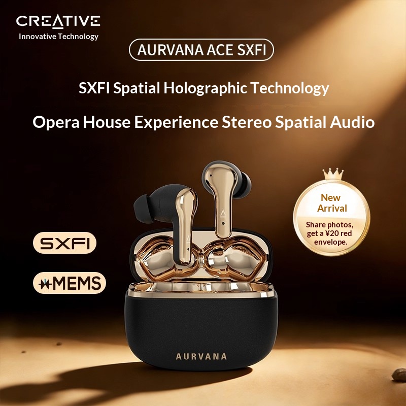 New Creative ACE SXFI TWS Earp - Wireless Earbuds Tws のレビューと価格