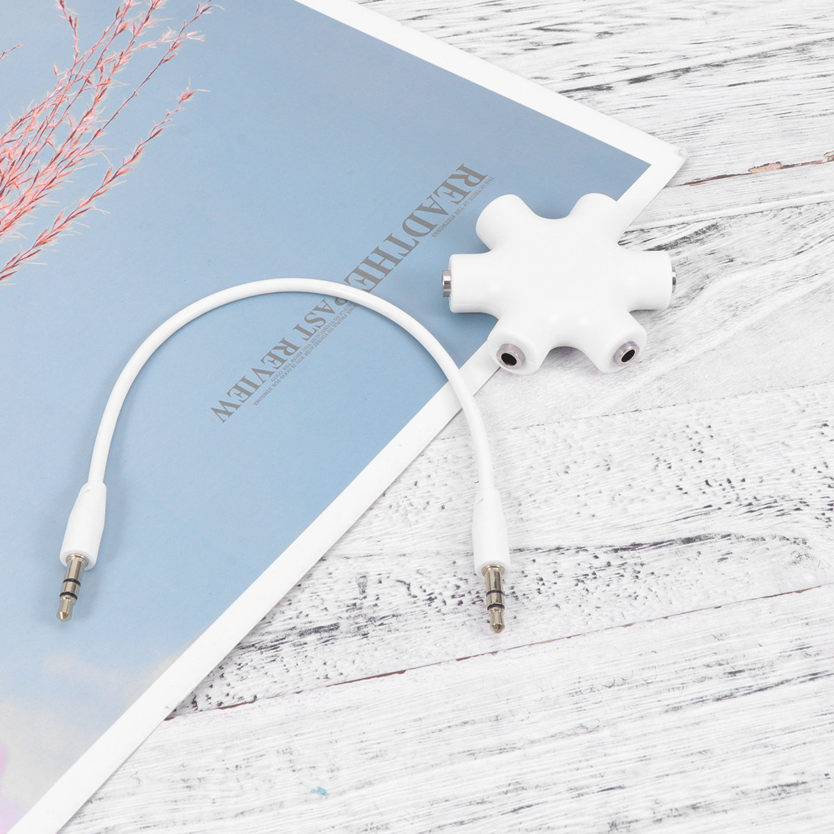 5 Way Hexangular Headphone Spl - Earphone Splitter Jack のレビューと価格